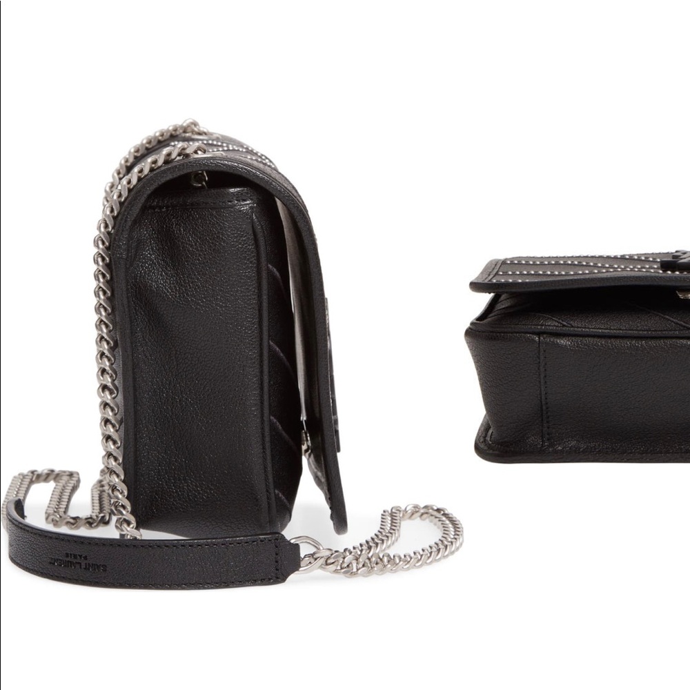 Yves Saint Laurent Black Shoulder Bag - Picture 6 of 12